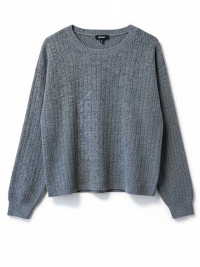 DKNY Gray Knit Sweater – Small